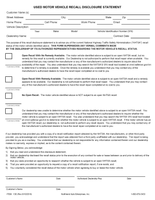Used Motor Vehicle Recall Disclosure Statement - Northland's Dealer Supply Store 