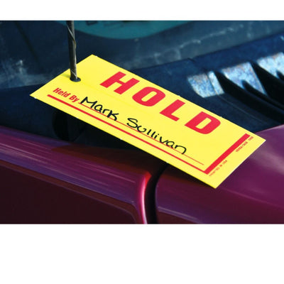 "Sold/Hold" Car Mini Tags